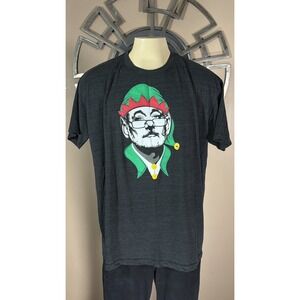Bill Murray Christmas Elf Gray T-Shirt By: Chive Tees - Size: Mens 2XL XXL